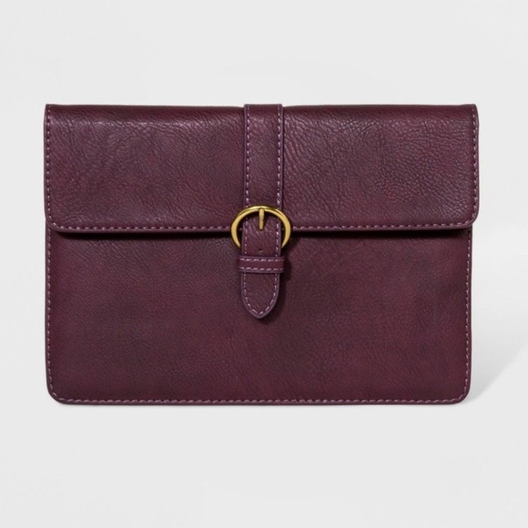 Universal Thread Handbags - Universal Thread - Large, plum clutch (like new)!